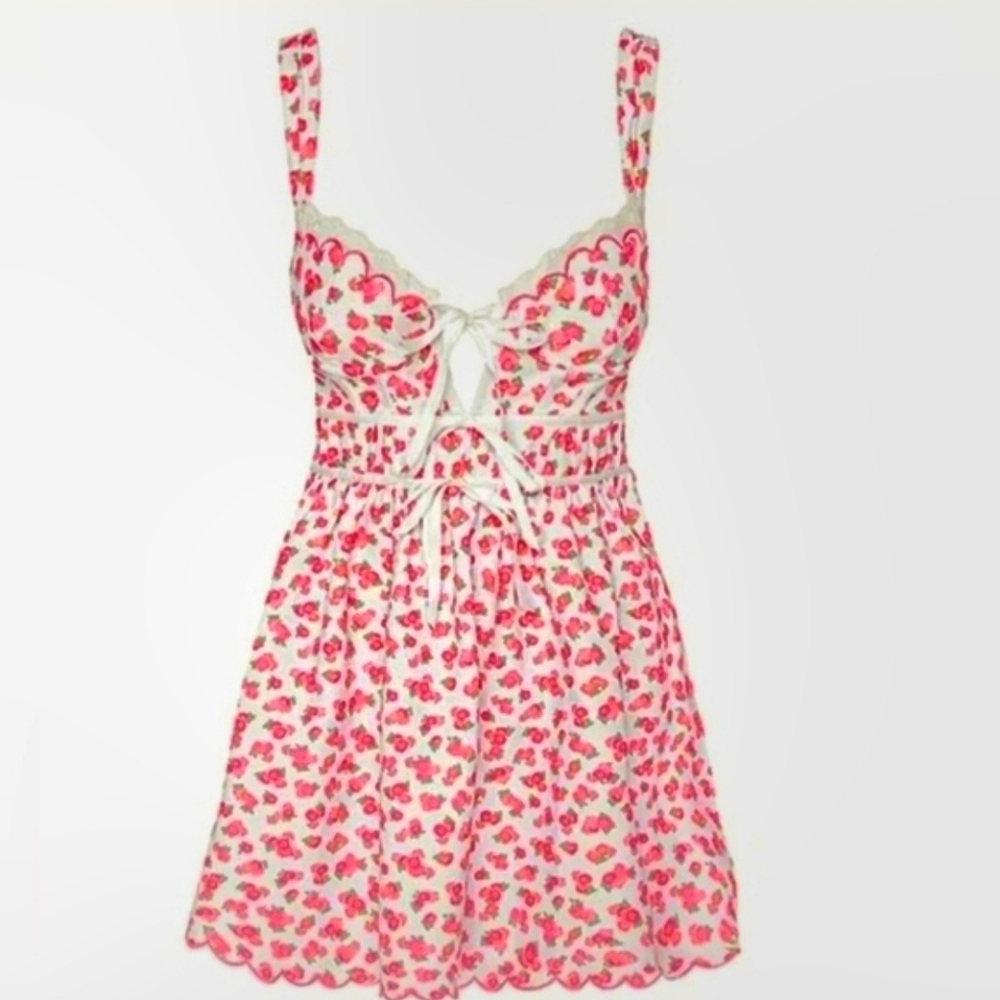 For Love & Lemons Baby Blooms Slip Dress - Picture 5 of 10